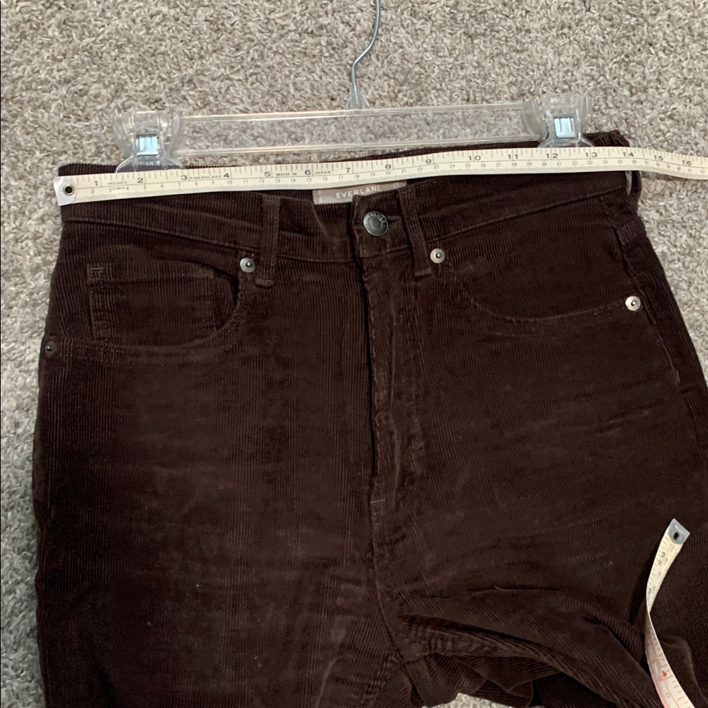 Everlane Dark Brown Corduroy Tapered Pants - Picture 9 of 10